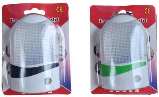 2 x Nachtlamp met schemersensor – Veilig & Energiebesparend van Merkloos