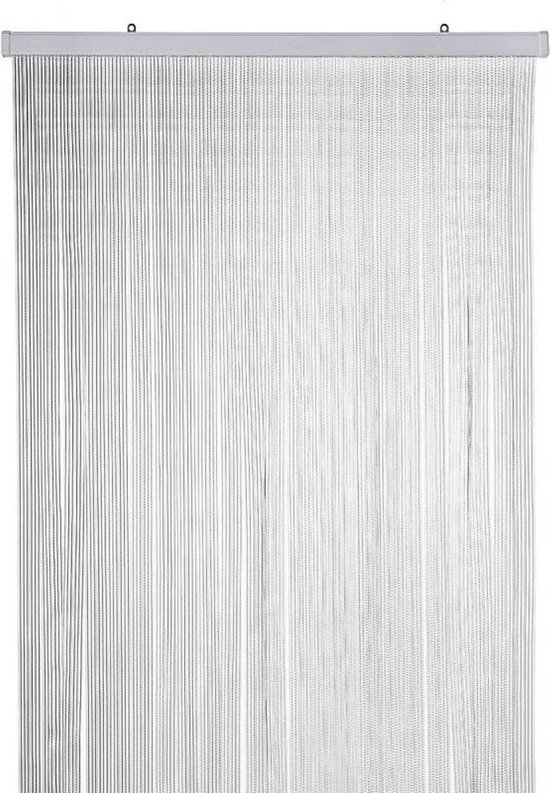 2Lif Vliegengordijn Saba - Transparant - Strengen 4cm breed 100 x 260 cm van 2LIF