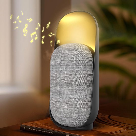3-in-1 Nachtlampje + Bluetooth-luidspreker + Witruismachine – Oplaadbare Geluidsmachine voor Baby’s – Bluetooth-luidspreker met Nachtlampje voor Slaapkamer – Cadeau