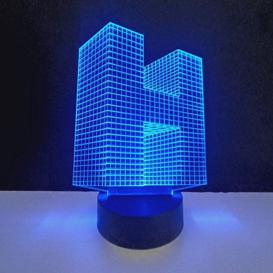 3D LED Lamp - Letter - H van Gevraagd