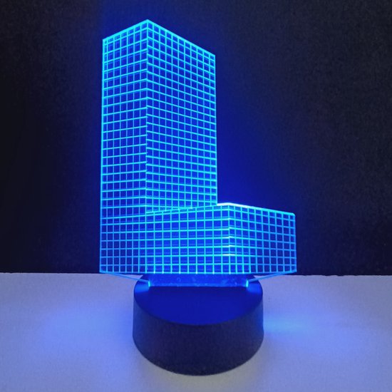 3D LED Lamp - Letter - L van Artistic