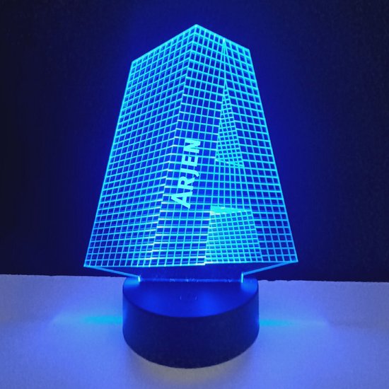 3D LED Lamp - Letter Met Naam - Arjen van Merkloos