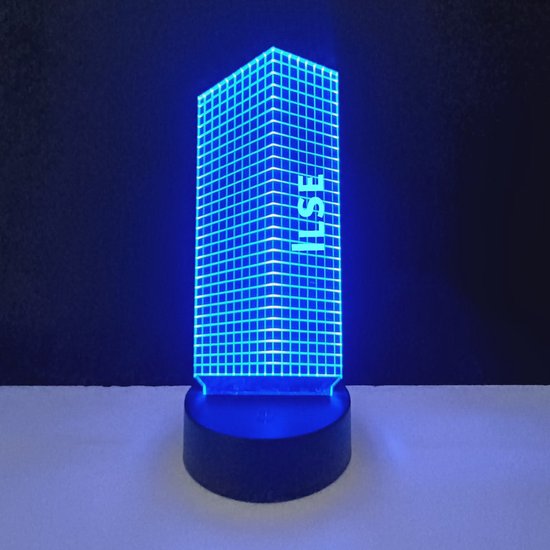 3D LED Lamp - Letter Met Naam - Ilse van Merkloos