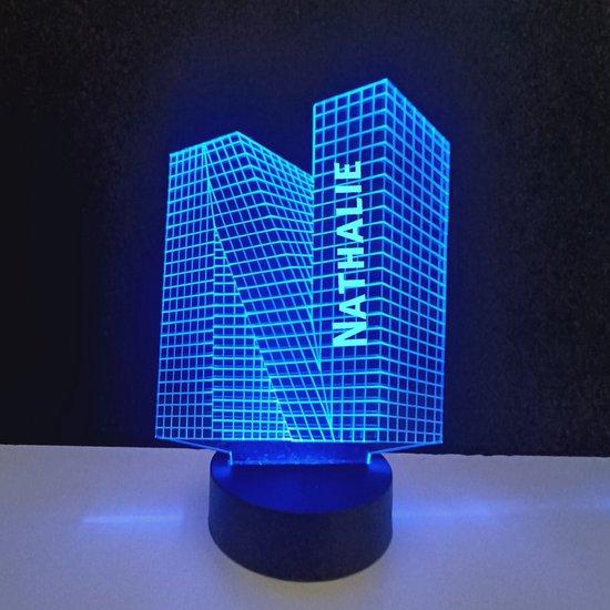 3D LED Lamp - Letter Met Naam - Nathalie van Merkloos