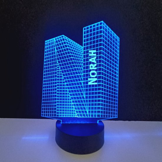 3D LED Lamp - Letter Met Naam - Norah van Merkloos