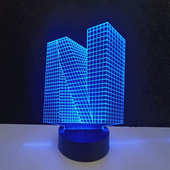 3D LED Lamp - Letter - N van Merkloos