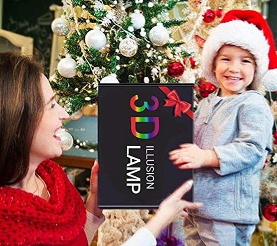3D Nachtlampje met Touch Schakelaar - Veranderende Kleuren LED Tafelverlichting voor Kinderen en Decoratie