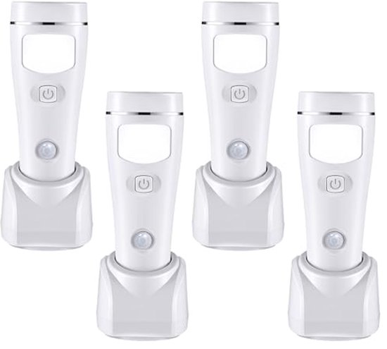 4-in-1 LED nachtlampje met bewegingssensor en zaklamp - Multifunctioneel, oplaadbaar en ideaal voor noodgevallen van Elro
