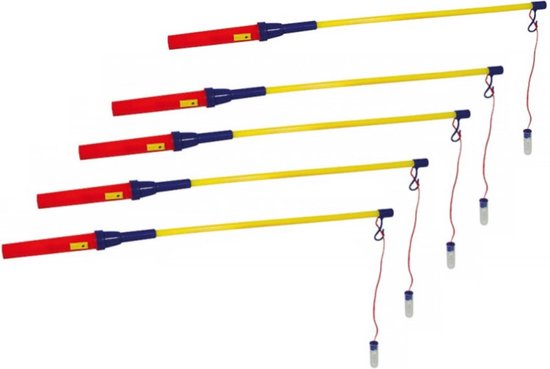 5x stuks Elektrische lampionstokjes met lichtje - lampion stokjes