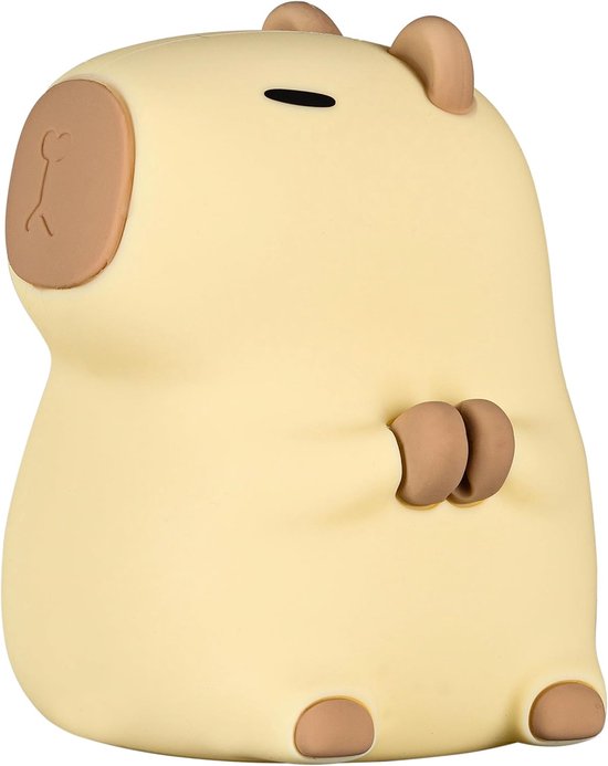 ACEP LED nachtlampje Capybara - 11CM Hoog - Kinderlampje - Met USB Oplaadkabel - Capibara - Capybara lamp - Nachtlampje - Kinderlamp van ACEP