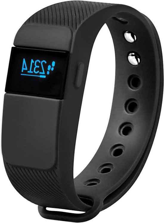 Activiteitstracker - Slaapmeter - Gezondheid Monitoren - Ingebouwde GPS - 40 Gram - Zwart van Merkloos