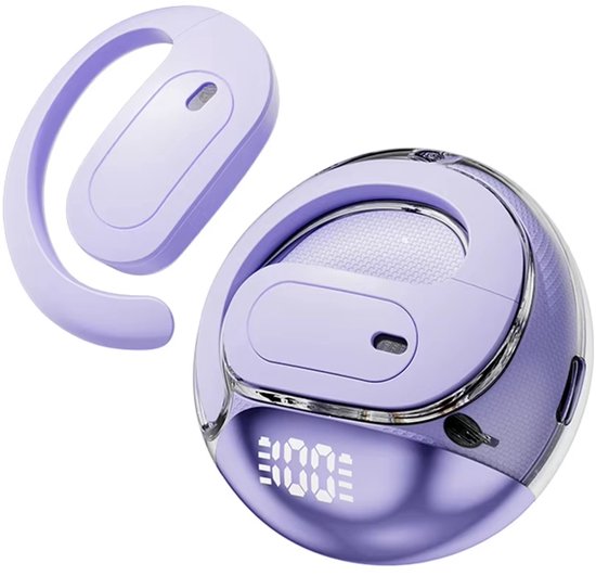 AI Vertaal Oordopjes Bluetooth 5.4 - Draadloze Sport Oordopjes met Realtime Spraakvertaling, 3D HiFi Stereo Geluid, Ingebouwde Microfoon, Waterdichte Headset voor Reizen, Werk, Studie en Taalvertaling
