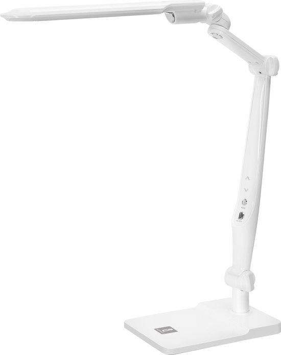 Aigostar Alexander - LED bureaulamp - Dimbaar - Opvouwbaar - 6.6W - Instelbare Kleurtemperatuur - 3000K-6500K - Wit