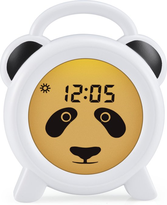 Alecto BC100PANDA - Slaaptrainer voor kinderen - Kinderwekker met Nachtlamp en Wekker - Panda van Alecto