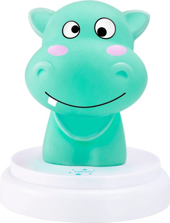 Alecto SILLY HIPPO - LED nachtlampje - nijlpaard - blauw van Alecto