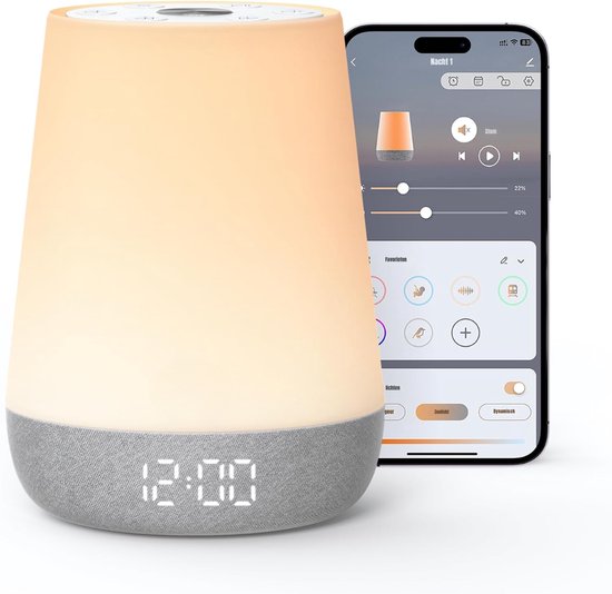 Allvia® White Noise Machine - White Noise - Numsy White Noise - Wit - 15cm x 11cm x 11cm