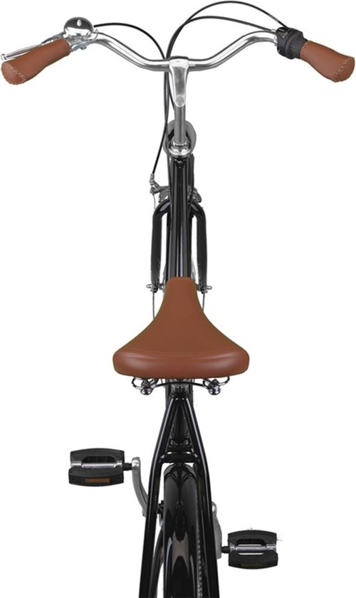 Altec Palermo 28 inch Damesfiets 52cm Handremmen 3v Glans Zwart van Altec