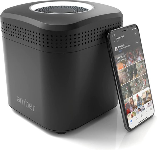 Amber Plus - AmberPRO 4TB (2TB*2), Personal Home Cloud Server, NAS - Dual-Band WiFi Router, Docker Ready van Amber