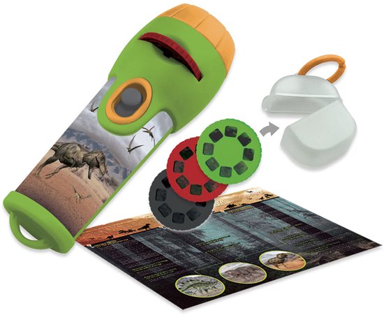 Ambo projector speelgoedlamp dinosaurus groen educatief USB.