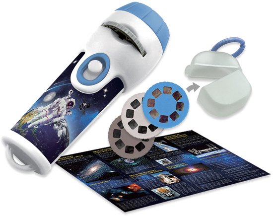 Ambo projector speelgoedlamp ruimte - educatief multicolor licht. van Merkloos