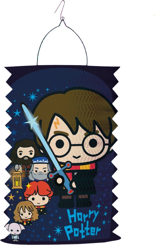 Amscan by Riethmuller - Riethmüller - Lampion Harry Potter - 28 cm - Lampion sint maarten - lampionnen - Sint maarten optocht - lampionnen papier - Lampion Halloween