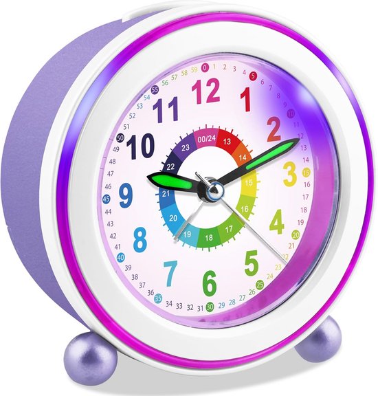 Analoge Kinderwekker Voetbal - Stil, Licht en Snooze Functie - Ideaal voor Jongens en Meisjes Slaapkamer