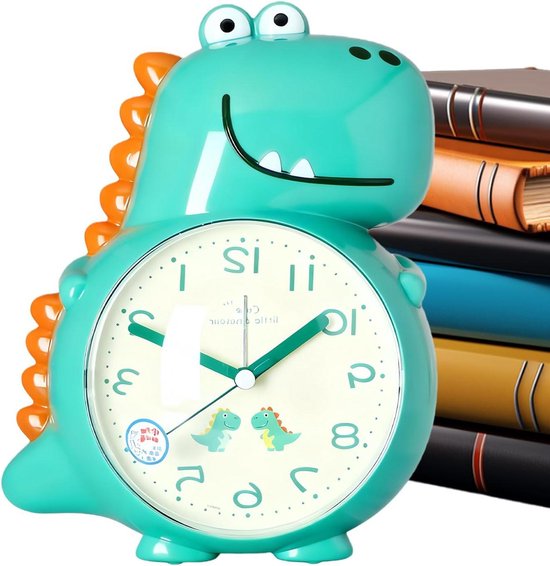 Analoge wekker voor kinderen | Draagbare slimme luidspreker, Animal Design Sing Talk Kids Wekkers, voor kinderen van 3 tot 12 jaar, meisjes, jongens, slaapkamer, thuis, ochtend, slaapbureau