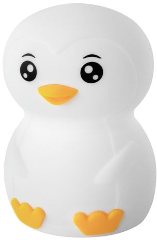 Ansmann Nachtlamp Kinderkamer Penguin Zeven Kleuren Oplaadbaar Automatisch Uit van Merkloos