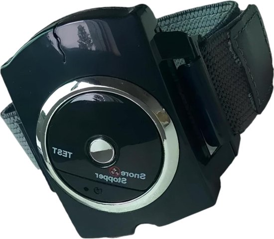 Anti-snurk apparaat - Slaapband horloge - Betere nachtrust - Intelligente biosensor - 10 x 7.5 cm - Zwart