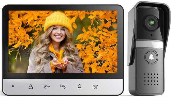 ApexArte® Deurbellen met Camera - Video Deurbel - Draadloos - Full HD van ApexArte