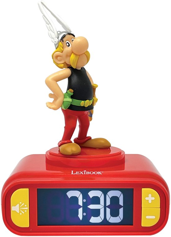 Asterix Nachtlampje Wekker met geluiden van Merkloos