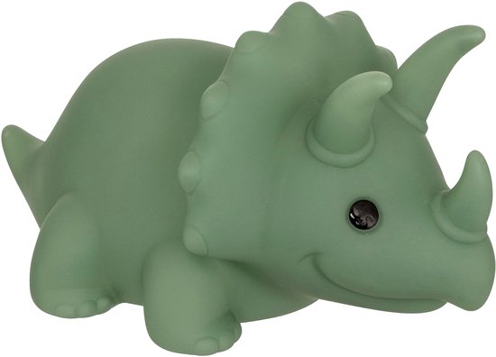 Atmosphera Kids Nachtlamp Dino - 9x8x17cm - Werkt op batterijen - Groen van Merkloos