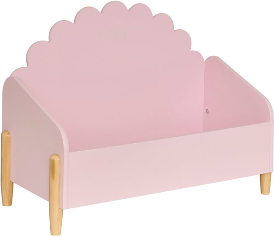Atmosphera Kids Opbergkist Bloemen - 61x29x44cm - Roze van Atmosphera