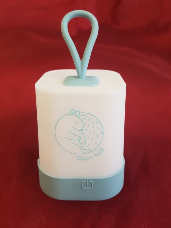 Atmosphera - nachtlampje usb siliconen licht – blauw van Merkloos