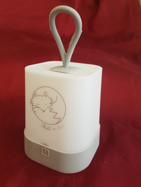 Atmosphera - nachtlampje usb siliconen licht - grijs van Merkloos