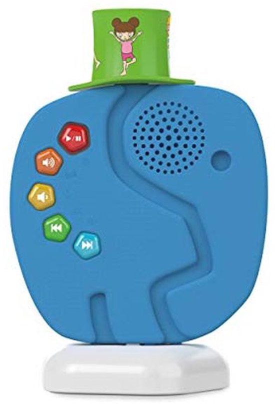 Audioplayer en Nachtlampje Voor Kinderen - Olifantenlook, Bluetooth, Draagbaar, Geschikt Voor Verhalen en Muziek van Merkloos