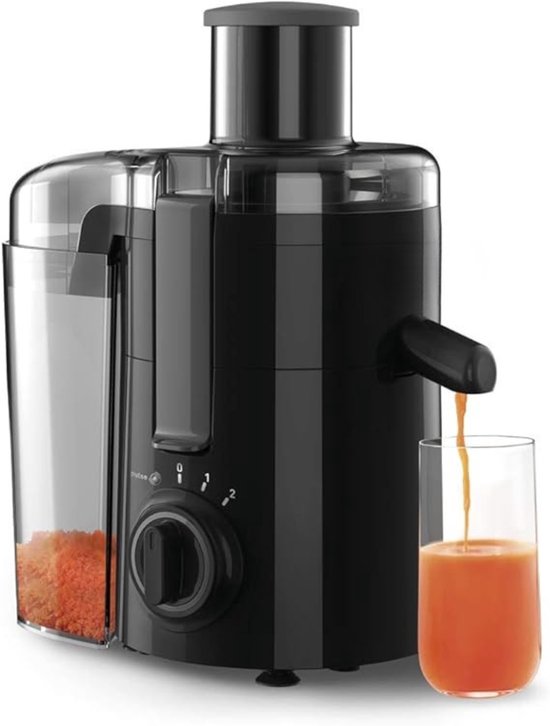 Aurixi® Sapcentrifuges groenten en fruit - Sapcentrifuges - Slowjuicer - Zwart - 25cm x 32cm x 34cm van Aurixi®