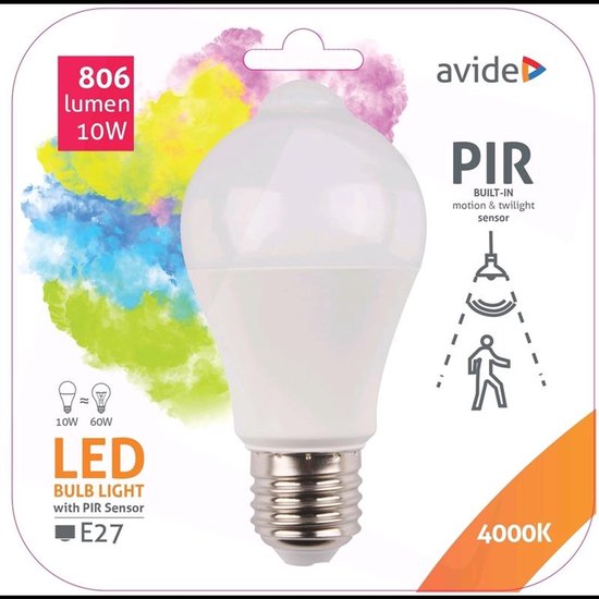 Avide Smart LED 806lm bewegingssensor.