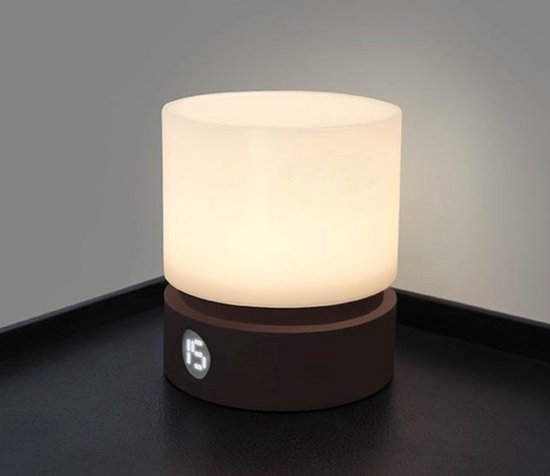 Aynlights® Draadloze Tafellamp/ Nachtlamp – Draadloze Lamp Nachtkastje - Mini LED Lamp – Oplaadbare Accu – Met Timer – Sfeerlamp - Leeslamp - Tafellamp - Bedlamp voor Baby, Kinderen & Volwassenen – LED Lamp Met Dimfunctie - 1 JAAR GARANTIE van Merkloos