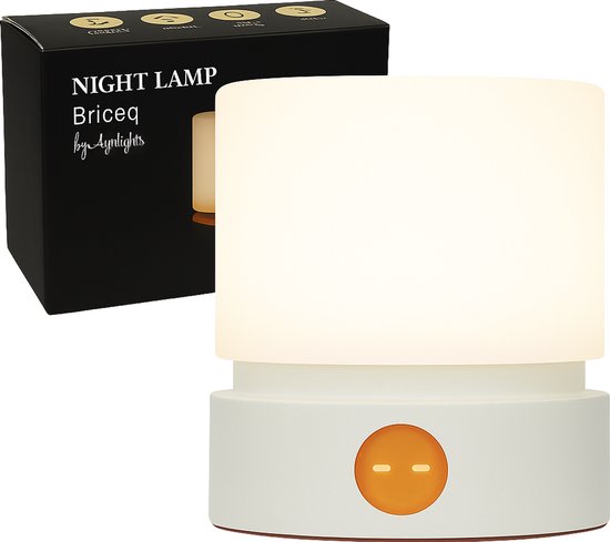 Aynlights® Draadloze Tafellamp/Nachtlamp LED – Draadloze Lamp Nachtkastje - Mini LED Lamp – Oplaadbare Accu – Met Timer – Sfeerlamp - Leeslamp - Tafellamp - Bedlamp voor Baby, Kinderen & Volwassenen – LED Lamp Met Dimfunctie - 1 JAAR GARANTIE van Aynlights®