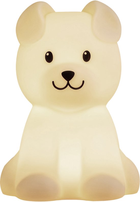 Babiem® Bibi - Nachtlampje - Nachtlamp Kinderen - Nachtlampjes Baby - Babykamer - Touch Dimbaar - 5 Standen - Oplaadbaar - Hond van Babiem