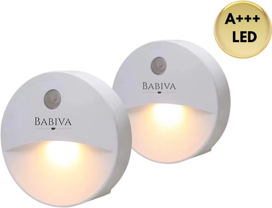 BABIVA® Premium Duo LED Nachtlampje - Nachtlampje kinderen - Nachtlampje stopcontact - Automatisch dag- en nachtsensor - LED Energiezuinig - Nachtverlichting voor Kinderen, Ouders en Ouderen van BABIVA®
