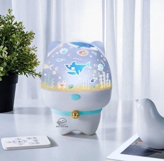 Baby and More Projector Lamp - Galaxy projector - Led Nachtlampje met Bluetoothfunctie - Sterrenprojector - Slaaphulp van Baby and More