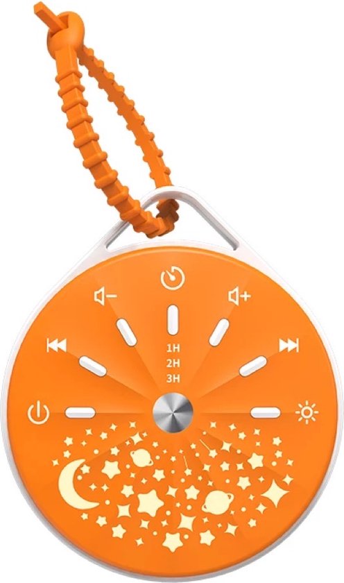 Baby Husher light- slaaphulp -slaap trainer baby + kinderen - nachtlampje met achtergrondgeluid - Lampje met geluid - Baby lampje met muziek - White noise nachtlamp voor baby van Zedar