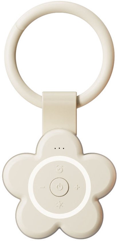 Baby White Noise toestel – Nachtlamp, Muziek & Timer voor Rustige Nachten! - Beige van Alecto Fiber