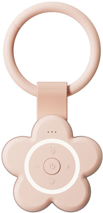 Baby White Noise toestel - Nachtlamp, Muziek & Timer voor Rustige Nachten! - Roze van Alpine+