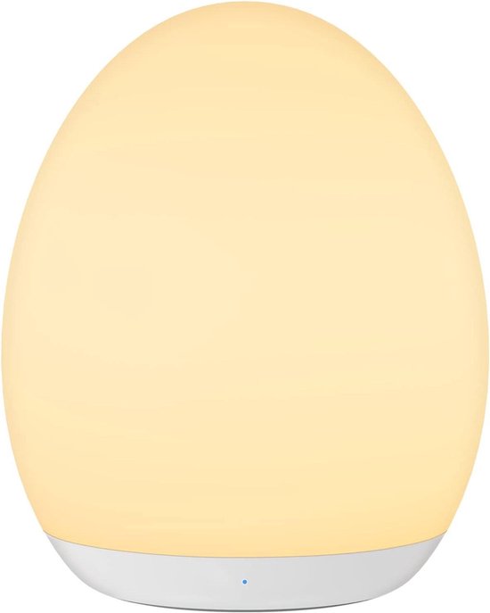 Babynachtlampje LED - Kinderlampje Slaapkamer - Baby Voeden en Verschoon - 7 Kleuren en Dimbaar - 2000 mAh Batterij - Wit