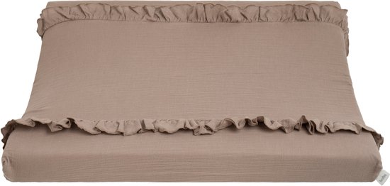 Baby's Only Baby Aankleedkussenhoes Calm - Waskussenhoes gemaakt van 100% katoen - Overtrek verzorgingskussen - Hoes verschoningskussen - Clay - 45x70 cm