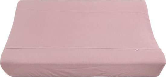 Baby's Only Gebreide baby aankleedkussenhoes - Waskussenhoes - Overtrek verzorgingskussen Pure - Oud Roze - 45x70 cm - 100% ecologisch katoen