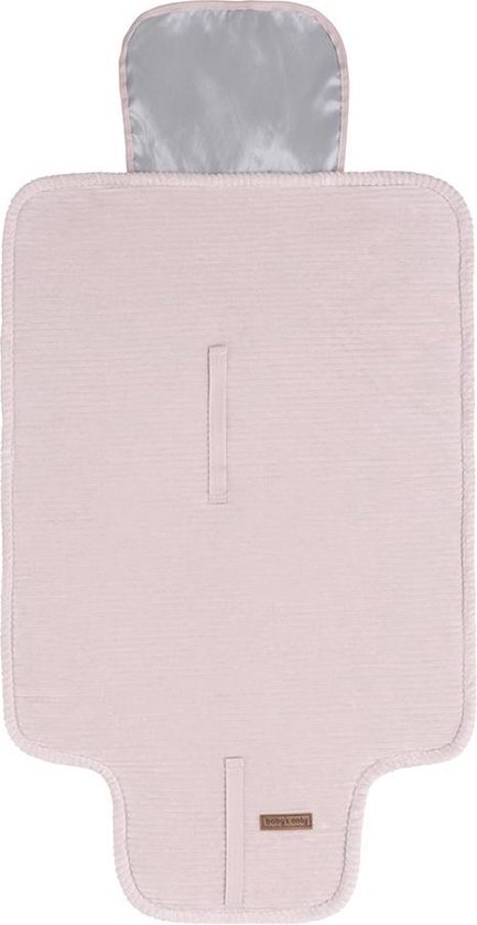 Baby's Only Verschoonmatje Sense - Verschoningsmatje voor onderweg - Oud Roze - Inclusief opbergzakje van Baby's Only